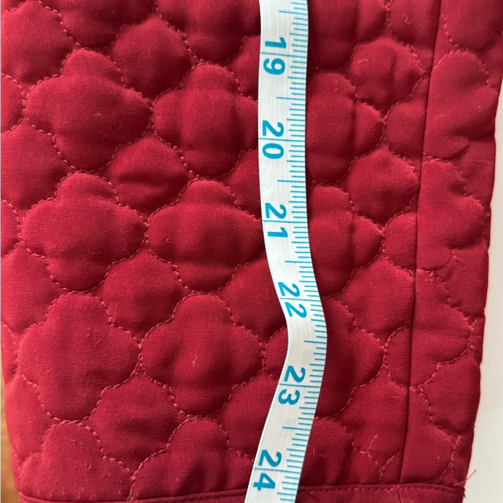 St. John's‎ Bay Red Quilted Puffer Jacket Size L Outdoor Work Casual - Picture 4 of 9